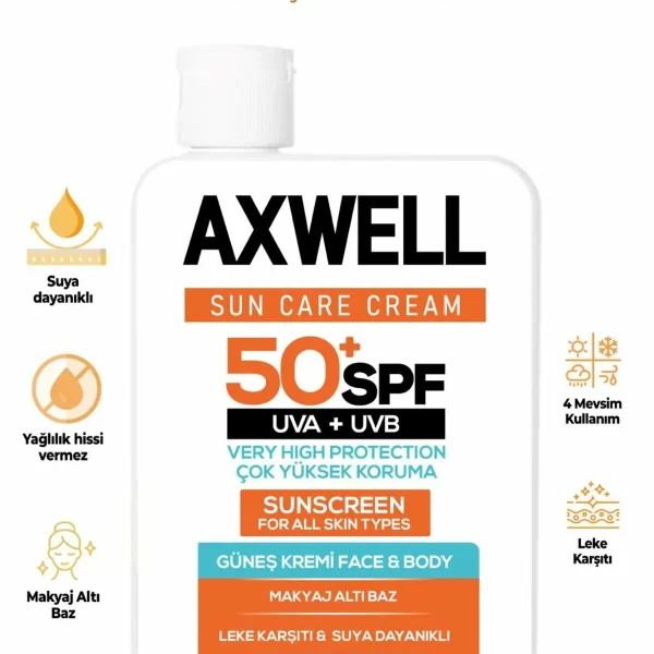 SPF 50+ Leke Karşıtı Nemlendirici Yüksek Koruma Güneş Kremi 100 ML