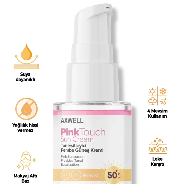 Axwell Pembe Güneş Kremi 60 ml 50 spf