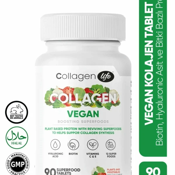 CollagenLife Vegan Kolajen 90 Tablet