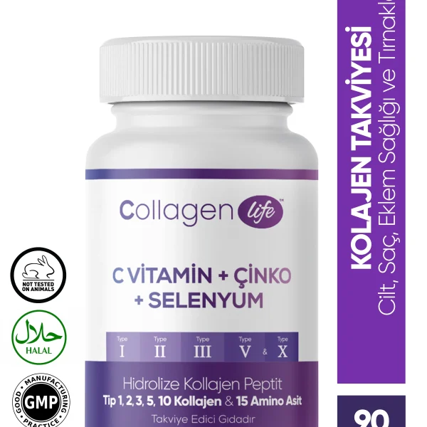 CollagenLife 5 Tip Kolajen 90 Tablet