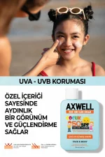 AXWELL Kids Sun Cream Çocuk Güneş Kremi Çok Yüksek Koruma Spf 50 100ml - Image 4