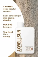AXWELL 50 SPF+ Leke Karşıtı Nemlendirici Yüksek Koruma Güneş Kremi 125 ml - Image 6